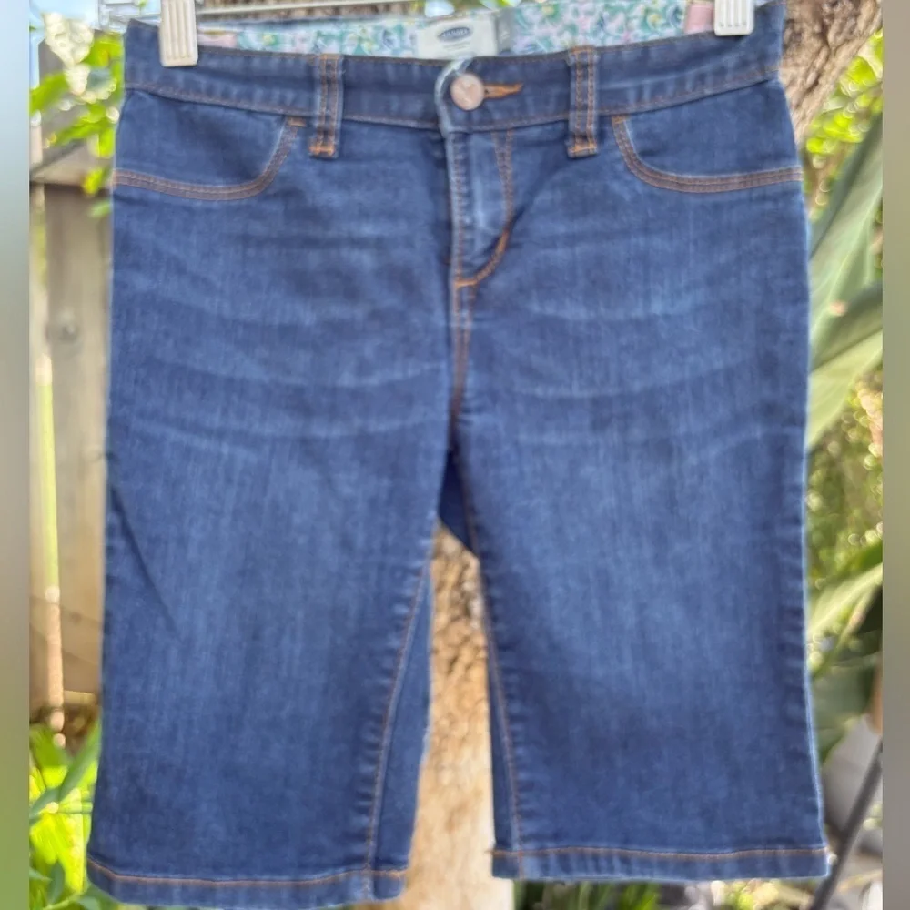 Old Navy Bundle 2 Pair of Girls Denim Bermuda Shorts | Size 10 Back to School